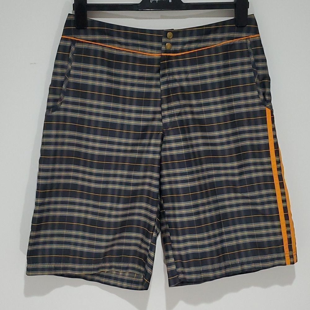 Adidas grey and orange XL shorts